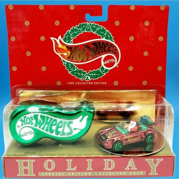 Hot Wheels 1996 Holiday Porsche 911 Targa Tinsel Tracks #4 HW Collector v1 - Picture 2 of 7